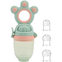 Amazon.co.jp: 離乳食フィーダー 乳首 3個付き 哺乳瓶 ベビー摂
